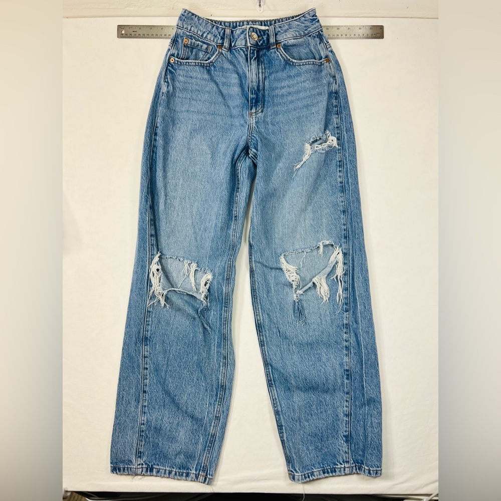 Garage Denim Women’s High Rise Baggy Ripped Jeans